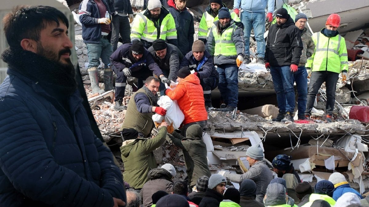 Sağ kurtulup enkaz başında bekledi ailesinden acı haber geldi jurnalci