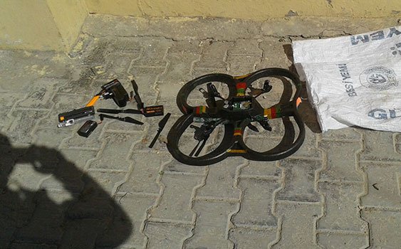 Cizre'de Drone Ele Geçirildi