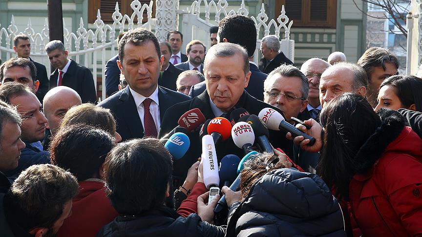 Erdoğan: Ankara'nın Faili YPG ve PYD'dir