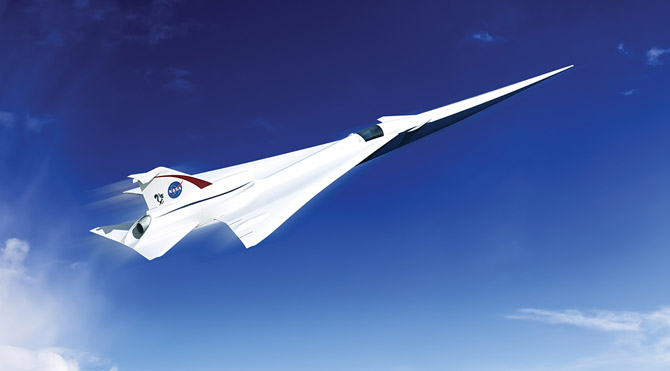 NASA’dan Yeni Süpersonik Uçak!