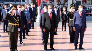 30 Ağustos töreni Taksim Meydanı'nda yapıldı