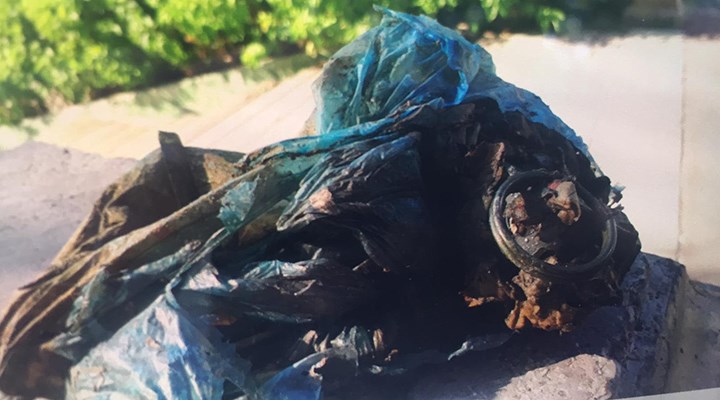 Eskişehir'de bulunan Porsuk Çayı'nda, balıkçıların oltasına 'el bombası' takıldı