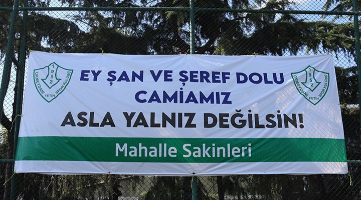 Okmeydanı Fetih Spor'dan AKP'li Beyoğlu Belediyesi'ne tepki