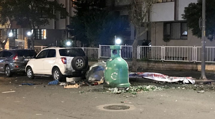 Ataşehir'de çöp konteyneri patladı