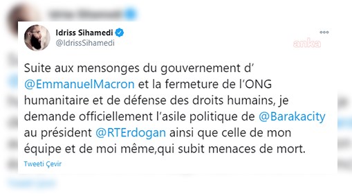 Fransa’da radikal İslamcı fikirleri yaymakla suçlanan Sihamedi Türkiye’den sığınma talep etti.