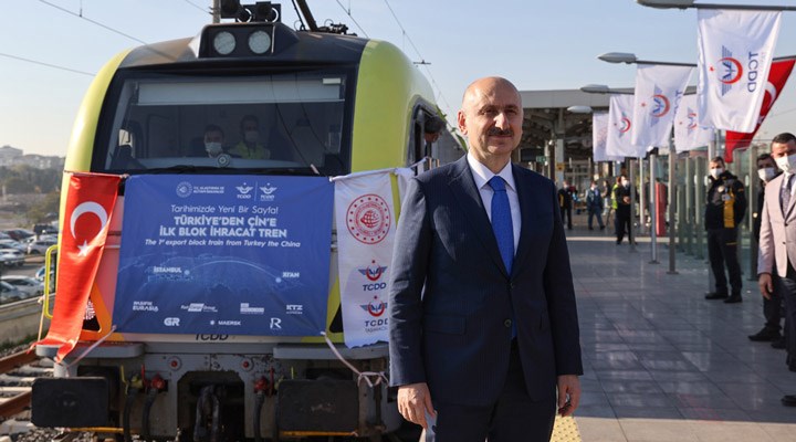 Bakan Adil Karaismailoğlu'ndan 'Çin'e giden tren' açıklaması: Kayseri'ye varmak üzere