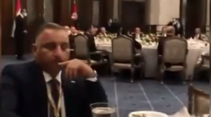 Irak Başbakanı onuruna Saray’da verilen yemeğin görüntüleri sosyal medyaya düştü