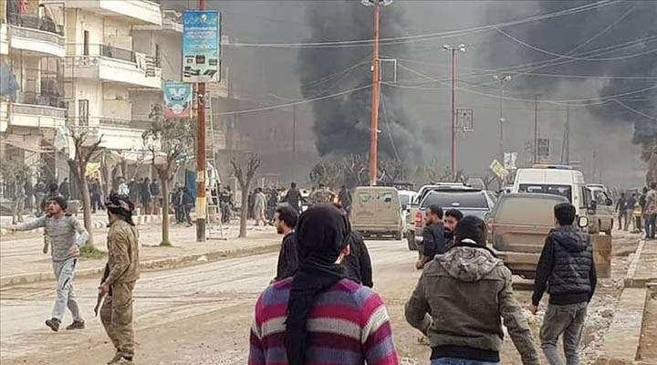 Afrin'de bombalı saldırı: 1 ölü, 8 yaralı