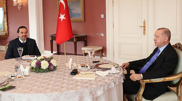 Erdoğan Türk Telekom'u batıran şirketin sahibi Saad Hariri’yi Vahdettin Köşkü’nde kabul etti.