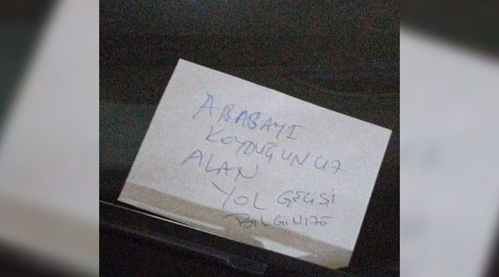 Ünye'de görevli Savcı, aracına ‘hatalı park etmişsiniz’ notu bırakan kişiyi kıskıvrak yakalattı!