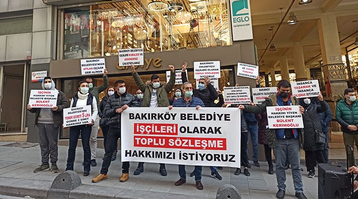 CHP'li Bakırköy Belediyesi işçileri: Toplu sözleşme hakkımızı istiyoruz