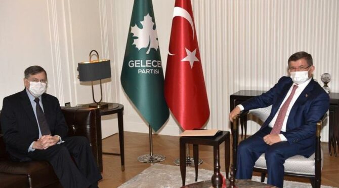 ABD'nin Ankara Büyükelçisi’nden Davutoğlu’na ziyaret