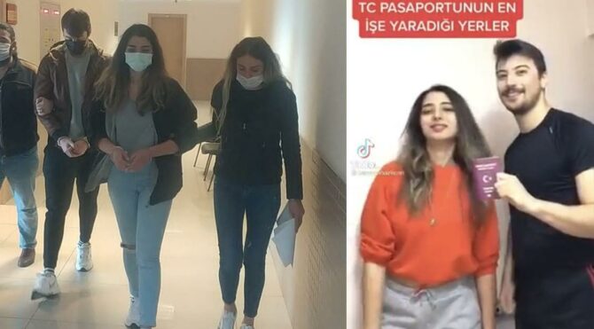 Tiktok’ta Türk pasaportunu aşağılayıp ,Vatanını ve milletini seven insanlarız açıklaması yaptılar