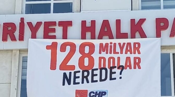 ‘128 milyar nerede?’ afişine el koyma kararı kaldırıldı