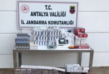 Antalya'da sahte alkol, bandrolsüz sigara ve tütün operasyonu