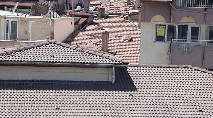 Burdur'da bir çatıda çıplak halde güneşlenen adam gözaltına alındı