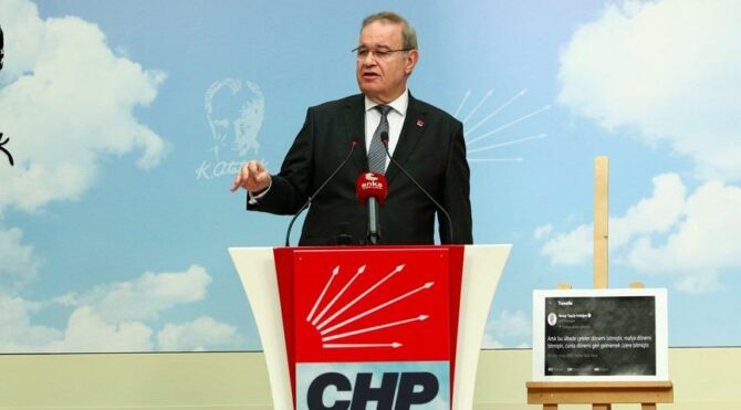 CHP sözcüsü Öztrak: İtiraflara başlayınca mı suç örgütü yöneticisi olduğunu anladınız sayın bakan?