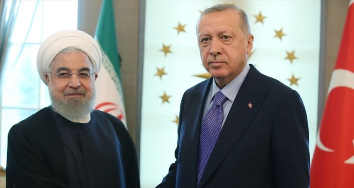 Erdoğan, Ruhani ile Filistin'i görüştü