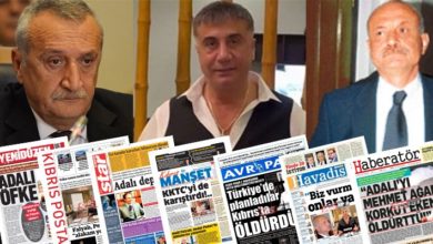 Kuzey Kıbrıs’ta Adalı depremi :Gazetelerin manşeti Sedat Peker’in itirafları