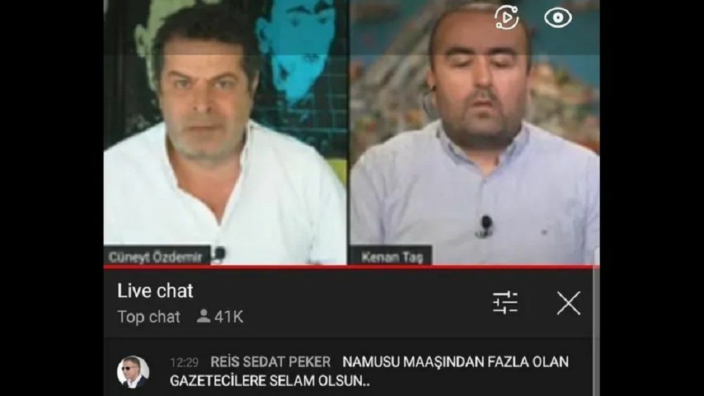 Sedat Peker: Namusu maaşından fazla olan gazetecilere selam olsun