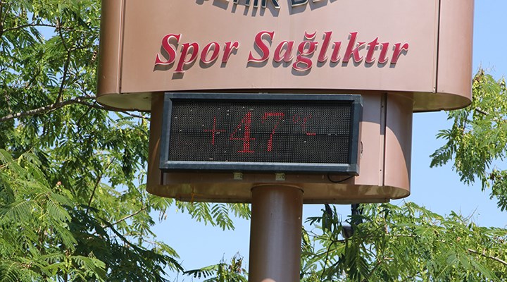 Adana bugün 47 dereceyi gördü