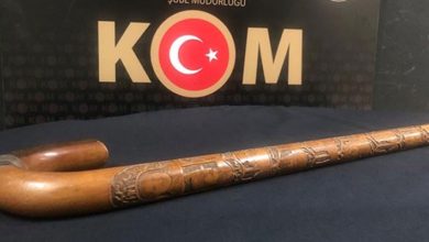 Atatürk'e ait olduğu belirtilerek müzayedede satışa çıkarılan bastona el konuldu