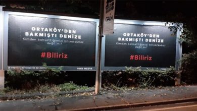 İstanbul'daki 'Biliriz' etiketli afişleri İBB hazırlatmış