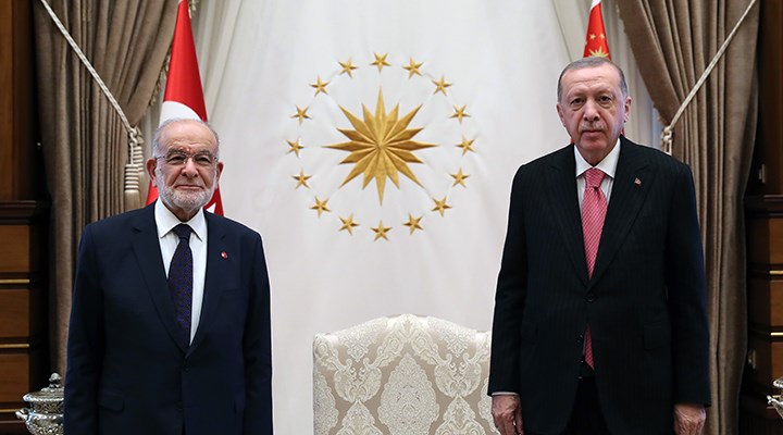 Saray'dan Erdoğan-Karamollaoğlu görüşmesiyle ilgili bilgilendirme:Fikir teatisinde bulunuldu