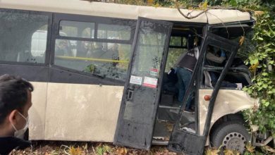 Sarıyer'de kaza yapan minibüs'ün sürücüsü hayatını kaybetti