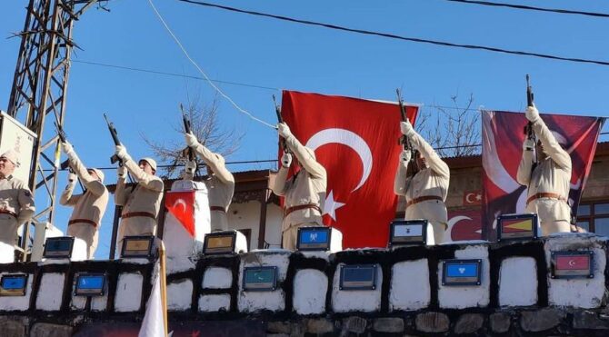 Allahuekber Dağları’nda donarak şehit düşen Mehmetçikler anıldı