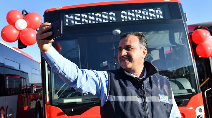 Ankara'ya 85 yeni otobüs seferde