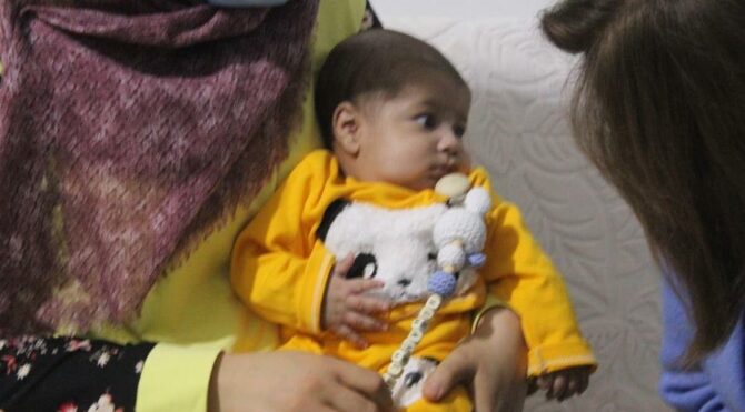 Babasının şiddetine maruz kalan Cihan bebek ilk kez görüntülendi