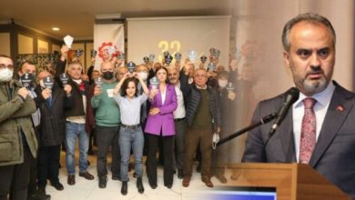 ÇGD'den 'Kara Ödül'lü Protesto