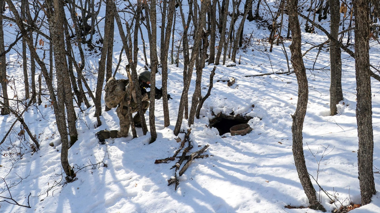 Eren Kış-6 Operasyonu'nda 164 sığınak ve mağara imha edildi