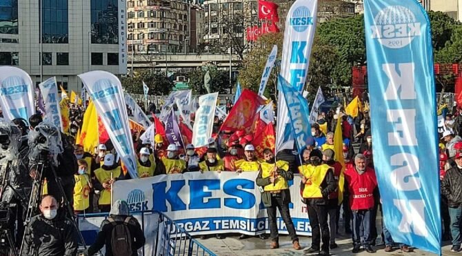 KESK'ten İstanbul ve Ankara'da 'Geçinemiyoruz' eylemi