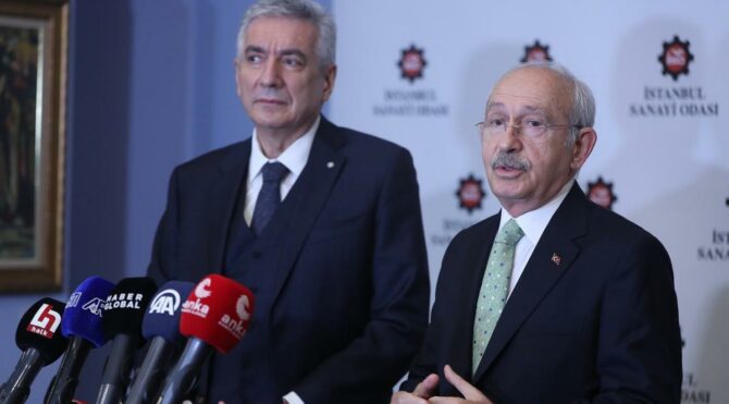 Kılıçdaroğlu'dan İstanbul Sanayi Odası Yönetim Kurulu Başkanı Bahçıvan’a ziyaret