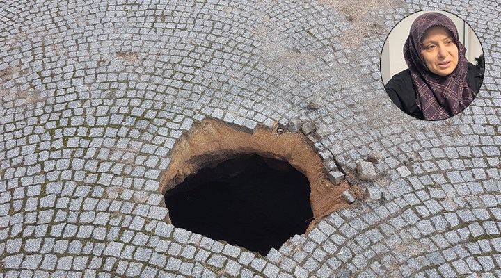 Niğde Kalesi'ni gezerken yolun çökmesiyle kazı yapan definecilerin üzerine düştü