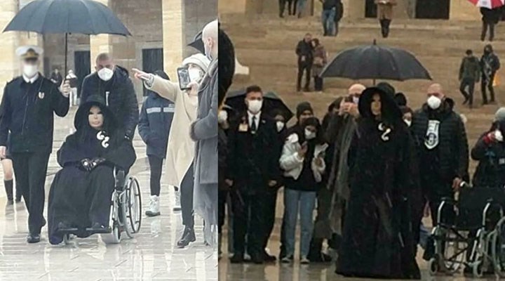 Anıtkabir'de Bülent Ersoy'a şemsiye tutan subay hakkında inceleme başlatıldı