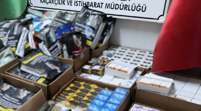 Ankara'da 6 milyon TL değerinde tütün yakalandı