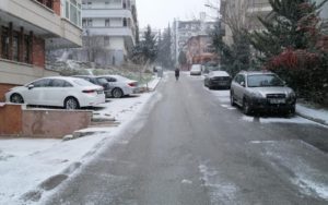 Ankara'da kar ve sis etkili oldu