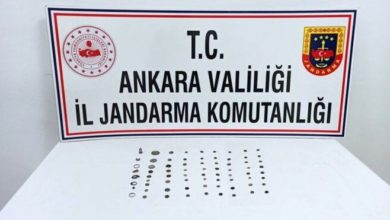 Ankara'da sikke ve tarihi obje operasyonu