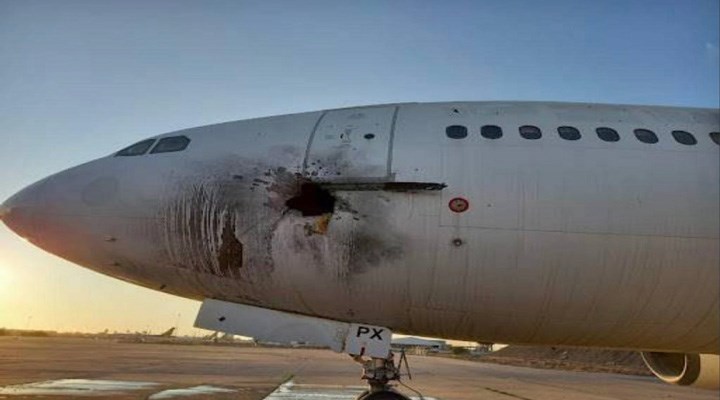 Bağdat’taki havalimanına saldırı düzenlendi