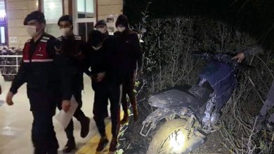 Başlatılan çalışmada yakalanan hırsız, kuzeninin motosikletini de çalmış