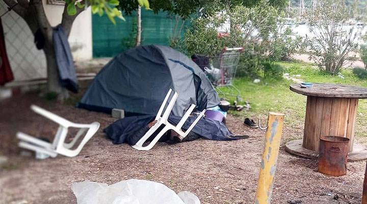 Bodrum'da çadırda yaşayan yurttaş ölü bulundu
