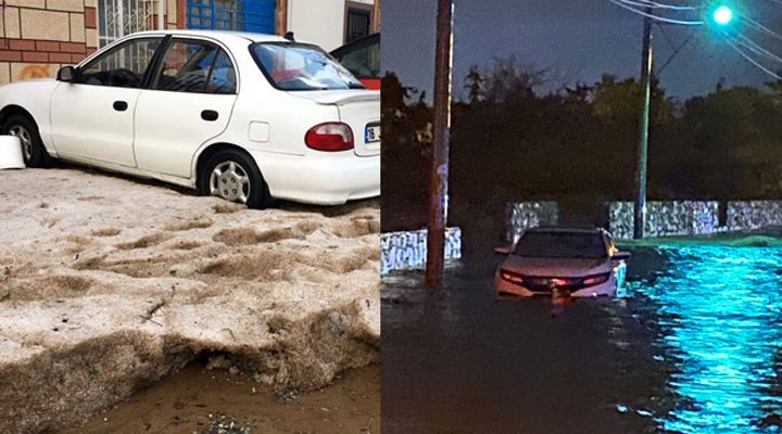 Bodrum'da ev ve iş yerlerini su bastı