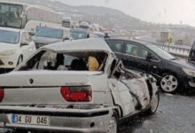 Bolu’da zincirleme kaza: 2 kişi yaralandı!