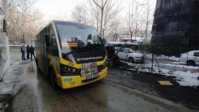 Bursada otobüse kartopu atan çocukları kovalayan otobüs şoförü bıçaklandı