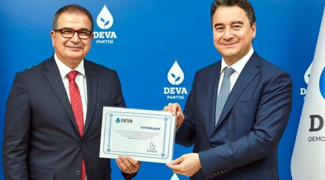 DEVA Partisi'li Sakınç istifa etti