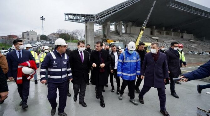 Ekrem İmamoğlu ve Hasan Tahsin Usta'dan örnek ziyaret