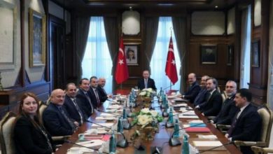 Erdoğan, Bakan Bilgin ve Hak-İş heyetini ağırladı